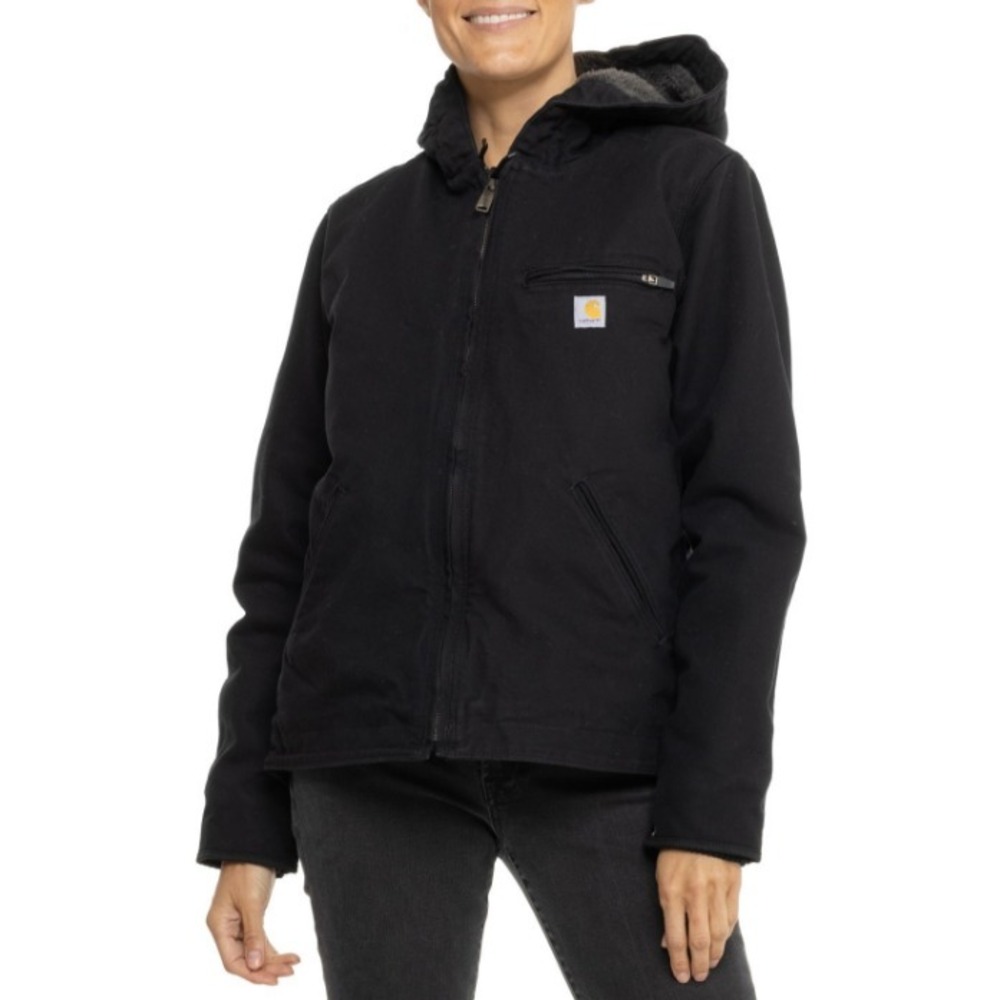 Carhartt 104292 Sherpa Lined Washed Duck Work Jacket Size 2XL